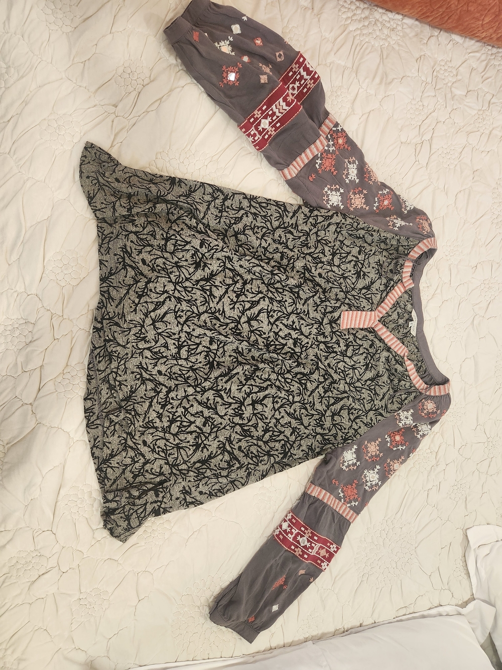 John Mark Gray Peasant Top